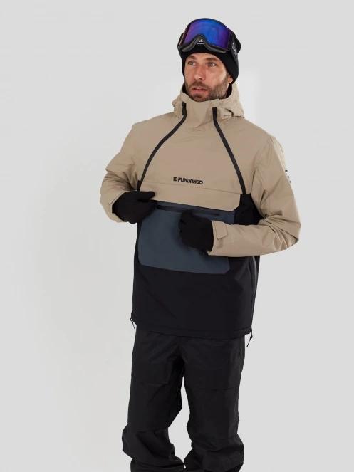 Fundango Hydra ECO Anorak for men in sand 5
