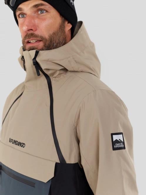 Fundango Hydra ECO Anorak for men in sand 7