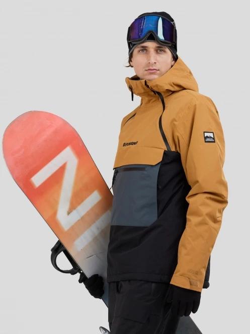 Fundango Hydra ECO Anorak for men in brown 2