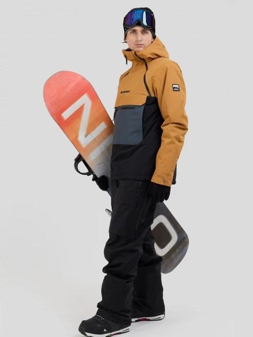 Fundango Hydra ECO Anorak for men in brown 4