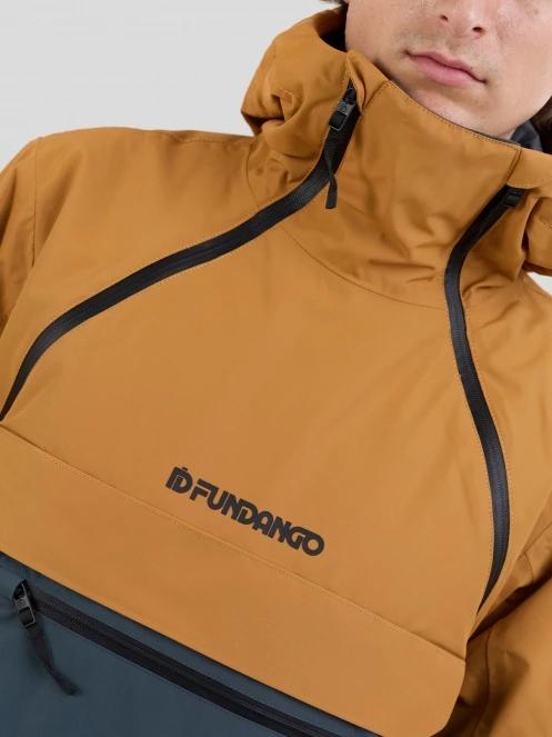 Fundango Hydra ECO Anorak for men in brown 7