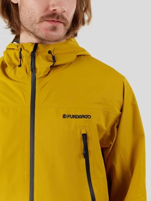 Fundango Piorini II  Waterproof Jacket for men in yellow 5