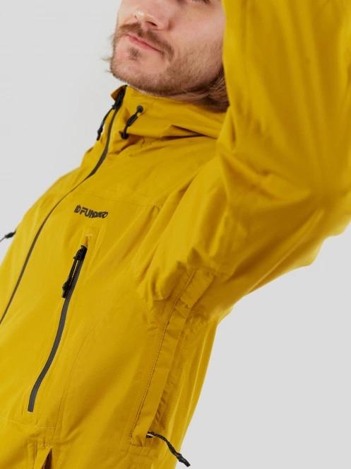 Fundango Piorini II  Waterproof Jacket for men in yellow 6