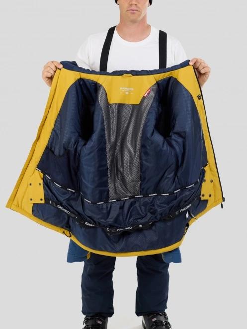 Fundango Horatio Allmountain Jacket for men in yellow 5