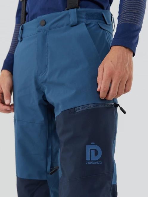Fundango Teak Colourblock Pants for men in blue 6