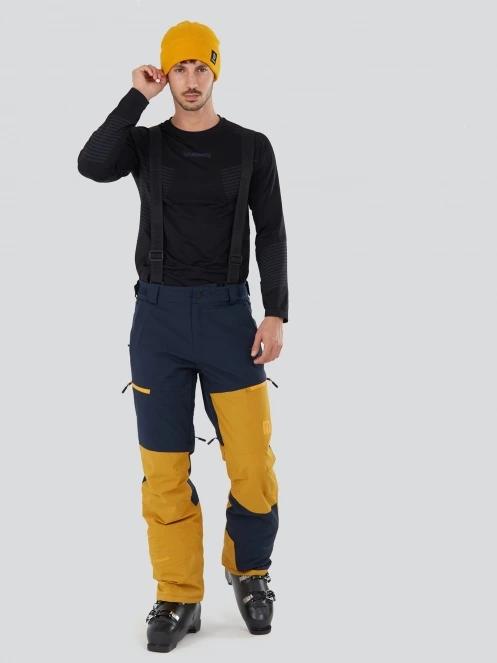 Fundango Teak Colourblock Pants for men in yellow 4