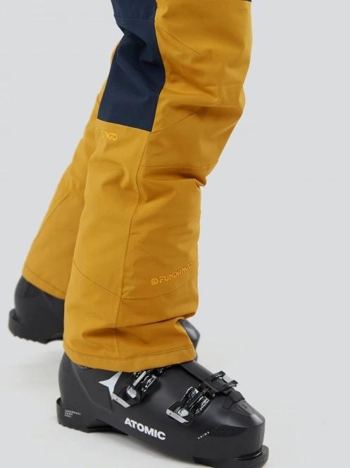 Fundango Teak Colourblock Pants for men in yellow 5