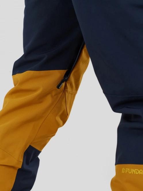 Fundango Teak Colourblock Pants for men in dark blue 4