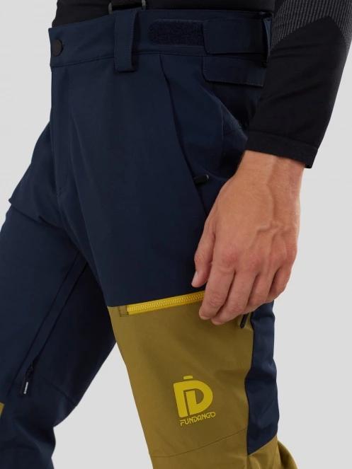 Fundango Teak Colourblock Pants for men in dark blue 6