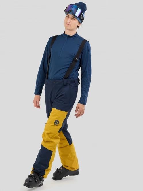 Fundango Teak Colourblock Pants for men in yellow 5