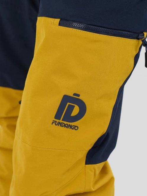 Fundango Teak Colourblock Pants for men in yellow 6
