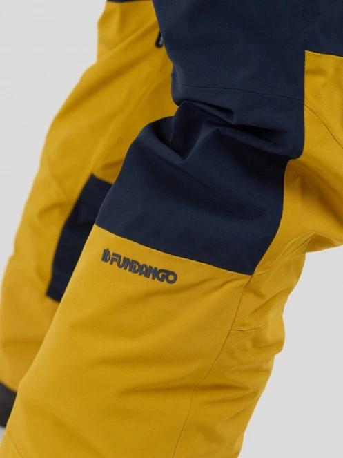 Fundango Teak Colourblock Pants for men in yellow 7