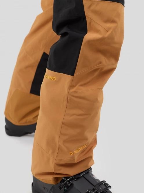 Fundango Teak Colourblock Pants for men in brown 7