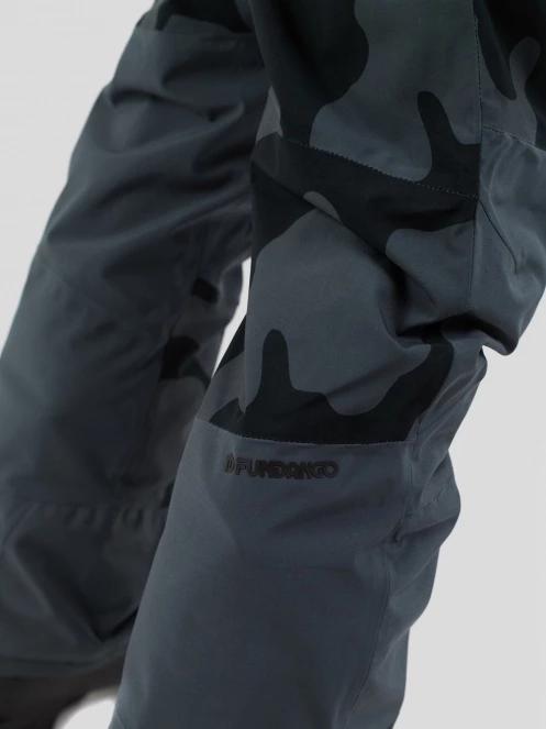 Fundango Teak Colourblock Pants for men in grey 5