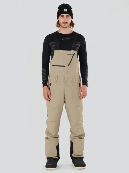 Fundango Benton 3L Bib Pants for men in sand 2