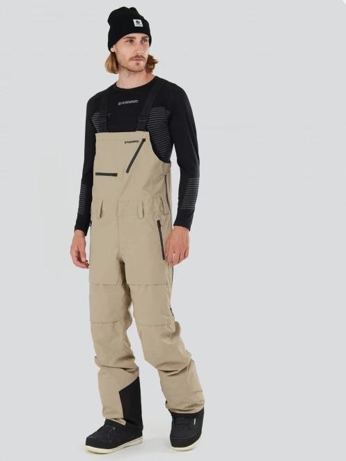 Fundango Benton 3L Bib Pants for men in sand 5