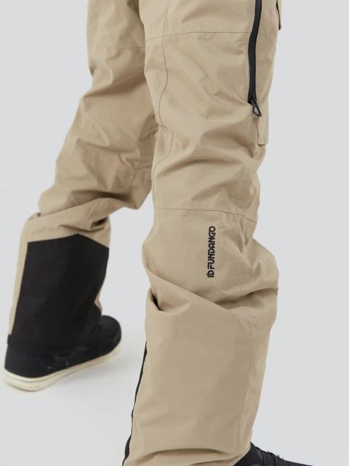 Fundango Benton 3L Bib Pants for men in sand 9
