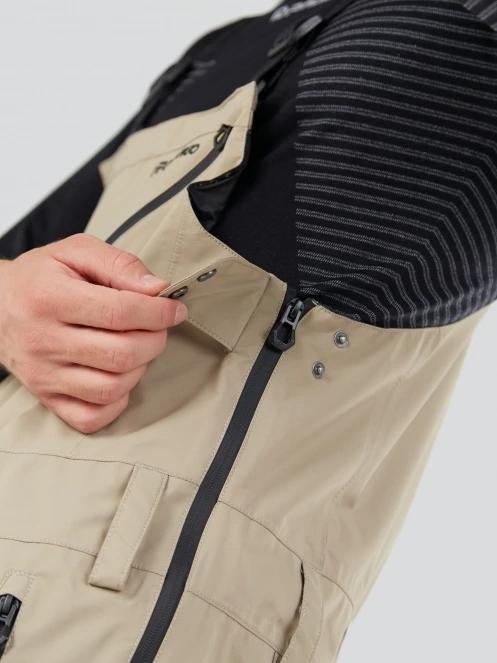 Fundango Benton 3L Bib Pants for men in sand 10