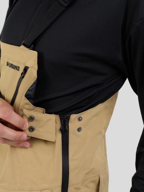 Fundango Benton ECO 3L Bib Pants in sand 7