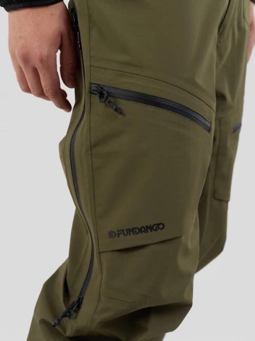 Fundango Artane ECO 3L Shell Pants for men in green 6