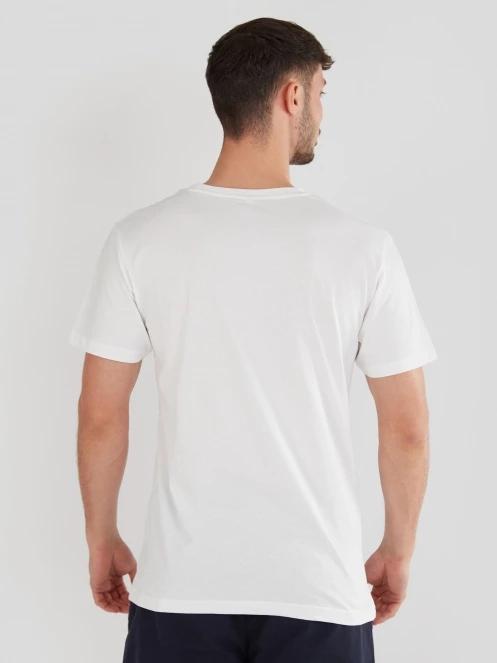 Fundango Basic-T Logo 04 for men in white 3