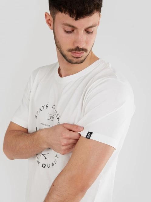 Fundango Basic-T Logo 04 for men in white 5