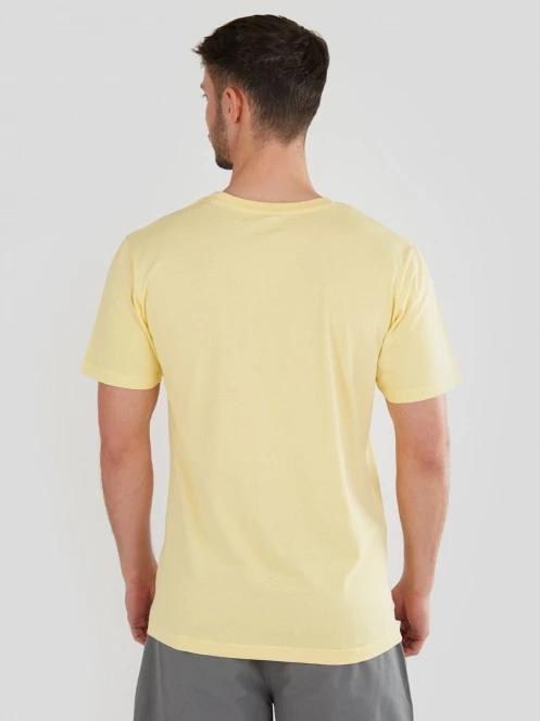Fundango Basic-T Logo 04 for men in yellow 3