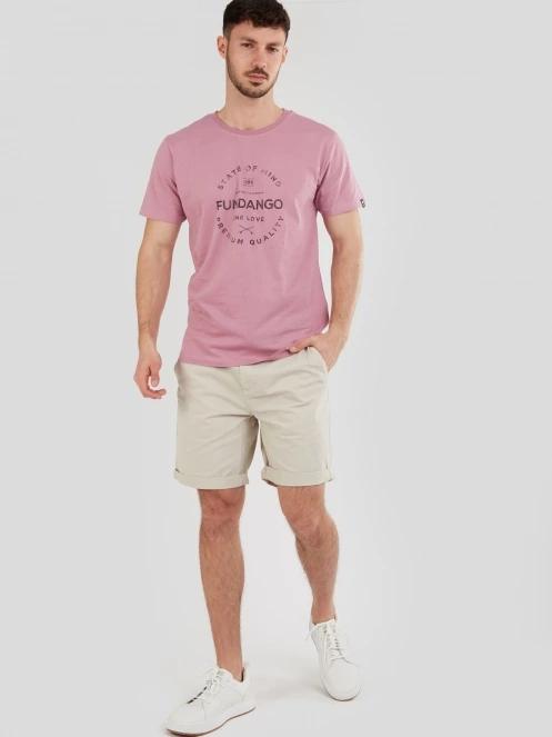 Fundango Basic-T Logo 04 for men in purple 4