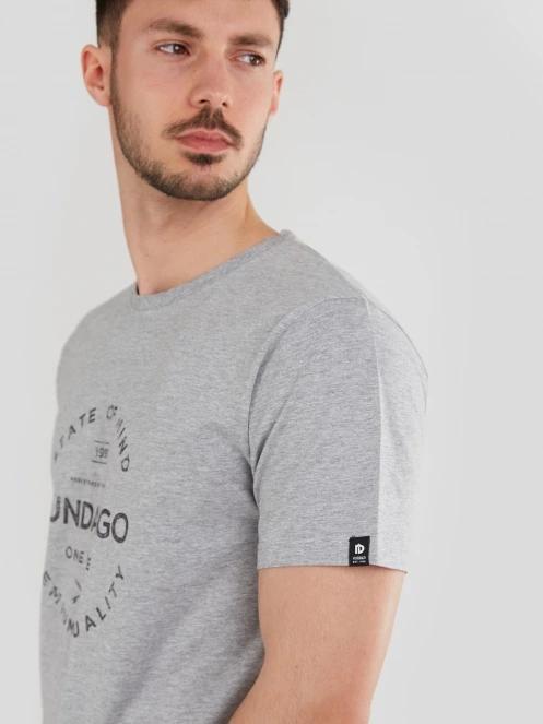 Fundango Basic-T Logo 04 for men in grey 5