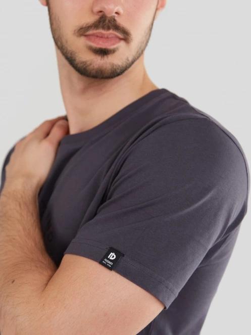 Fundango Basic-T Logo 04 for men in grey 8