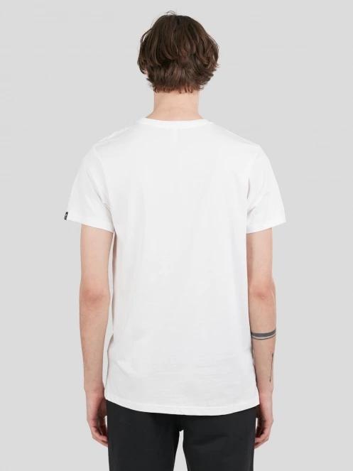 Fundango Basic-T Logo 04 for men in white 3