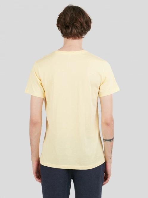 Fundango Basic-T Logo 04 for men in yellow 3