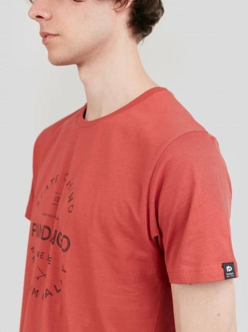Fundango Basic-T Logo 04 for men in red 7