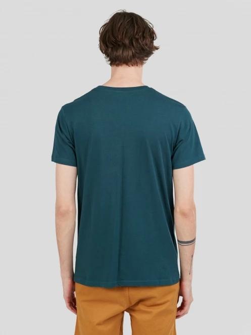 Fundango Basic-T Logo 04 for men in green 3