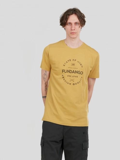 Fundango Basic-T Logo 04 for men in oliv 2