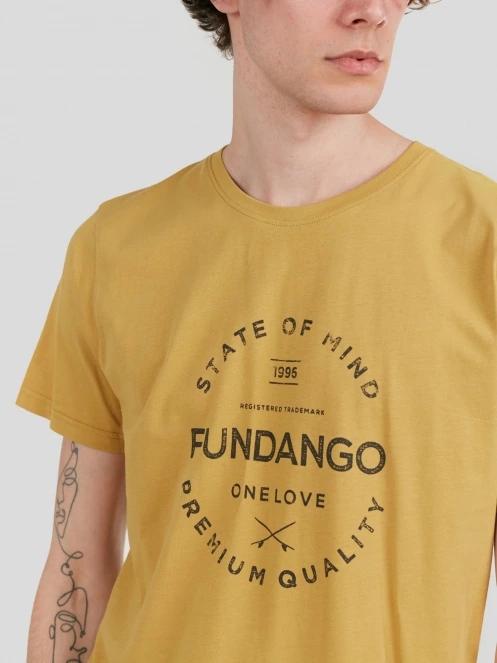 Fundango Basic-T Logo 04 for men in oliv 6