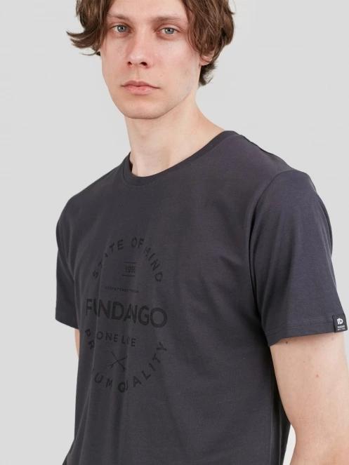 Fundango Basic-T Logo 04 for men in grey 5