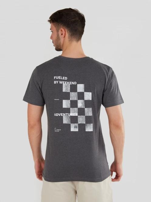 Fundango Basic-T Logo 07 for men in grey 3