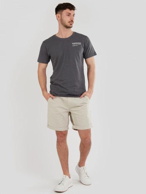 Fundango Basic-T Logo 07 for men in grey 4