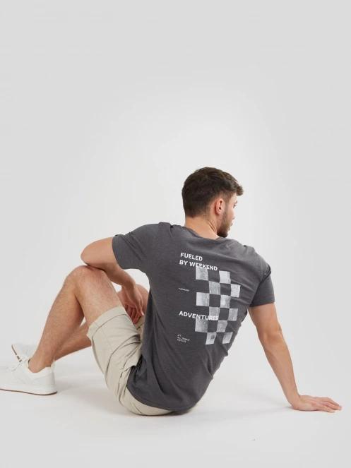 Fundango Basic-T Logo 07 for men in grey 5