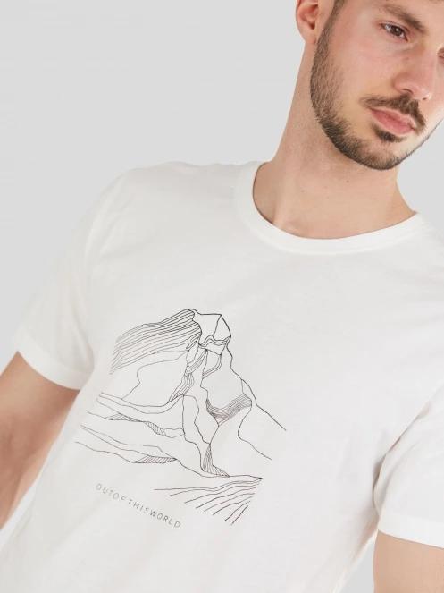 Fundango Basic-T Logo 11 for men in white 6