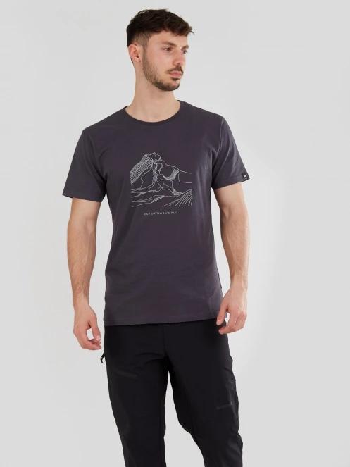 Fundango Basic-T Logo 11 for men in grey 2