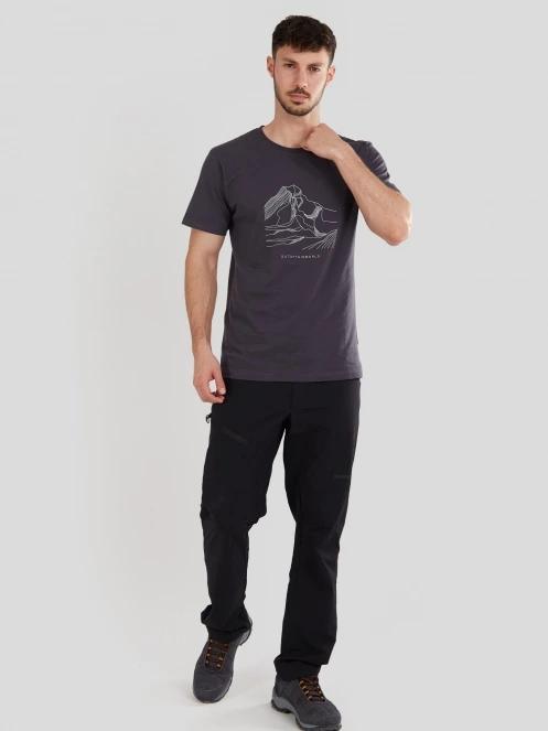 Fundango Basic-T Logo 11 for men in grey 4