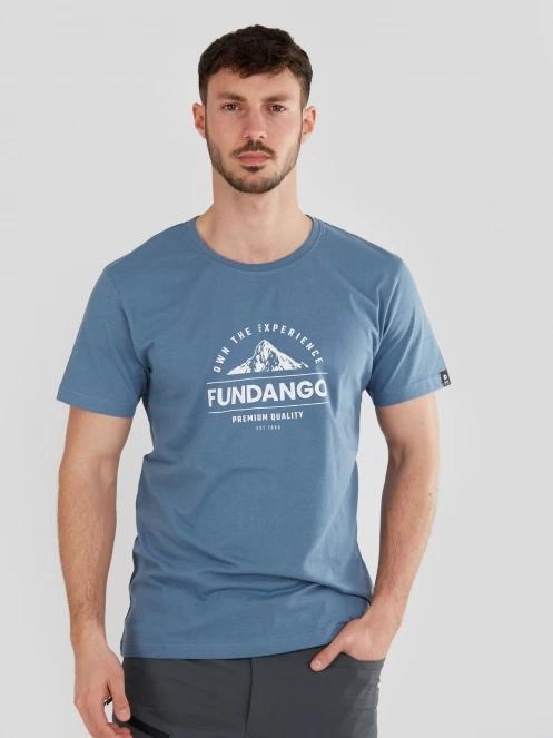 Fundango Basic-T Logo 12 for men in blue 2