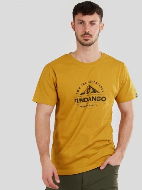 Fundango Basic-T Logo 12 for men in yellow 2