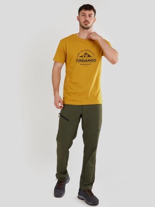 Fundango Basic-T Logo 12 for men in yellow 4