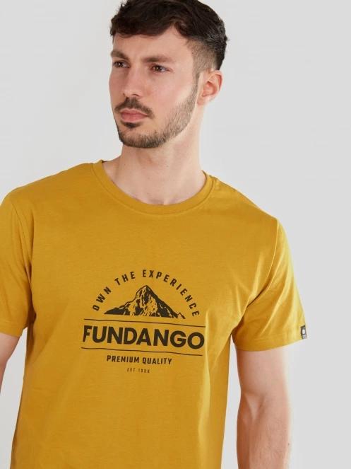 Fundango Basic-T Logo 12 for men in yellow 5