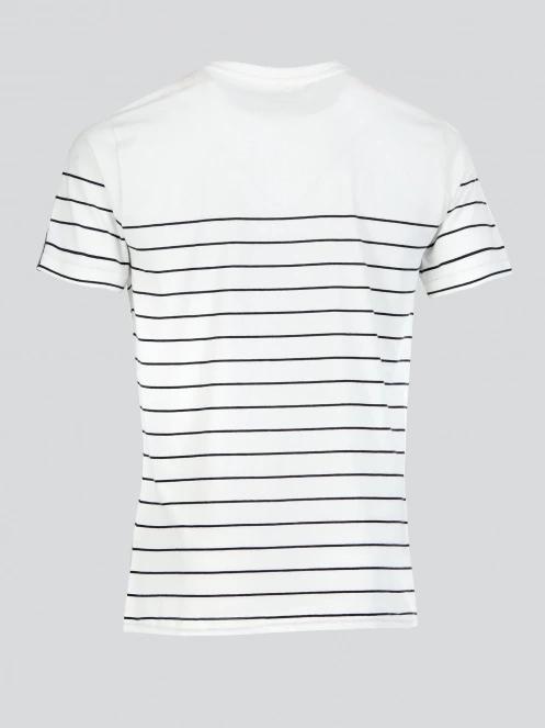 Fundango Jaggy Pocket T-shirt for men in white 8