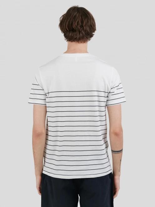 Fundango Jaggy Pocket T-shirt for men in white 3