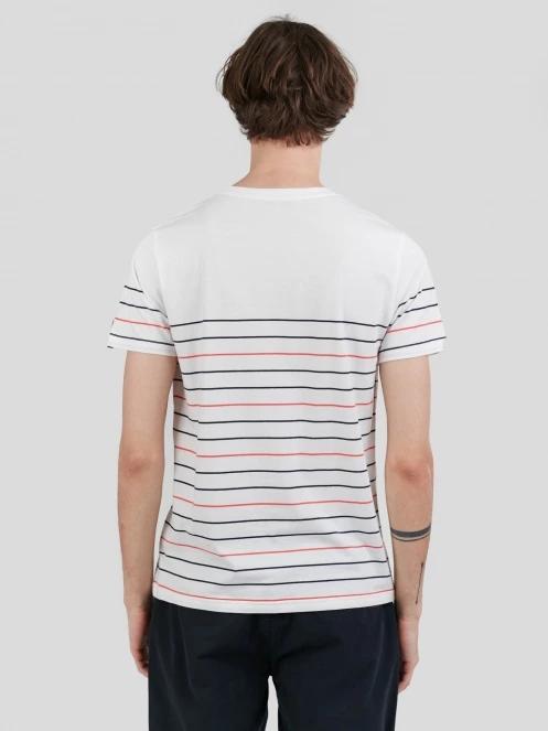 Fundango Jaggy Pocket T-shirt for men in red 3